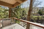 This unit overlooks Roaring Fork River 